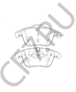 C2C35612 Комплект тормозных колодок, дисковый тормоз DAIMLER в городе Челябинск