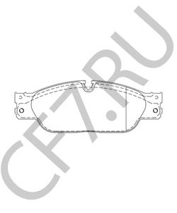 C2C23786 Комплект тормозных колодок, дисковый тормоз DAIMLER в городе Челябинск