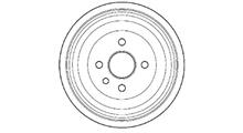DAEWOO Тормозной барабан