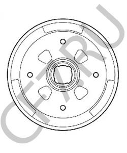 DA0126251 Тормозной барабан MAZDA в городе Челябинск