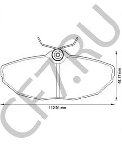 C2C8342 Комплект тормозных колодок, дисковый тормоз DAIMLER в городе Челябинск