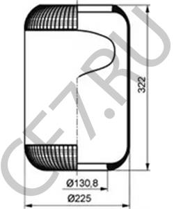 5001 021 414 Кожух пневматической рессоры RENAULT TRUCKS в городе Челябинск