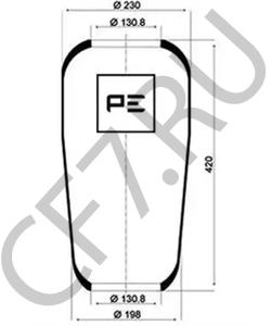 5000 301 452 Кожух пневматической рессоры RENAULT TRUCKS в городе Челябинск