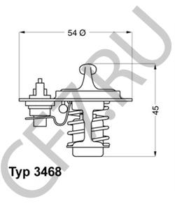 8-94372-762-0 Термостат, охлаждающая жидкость ISUZU в городе Челябинск