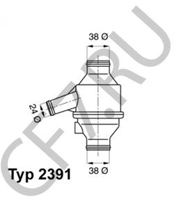 F 150 204 050 11 Термостат, охлаждающая жидкость FENDT в городе Челябинск