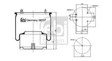 DAF Кожух пневматической рессоры