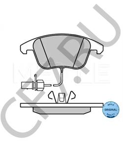 8K0 698 151 A Комплект тормозных колодок, дисковый тормоз AUDI (FAW) в городе Челябинск