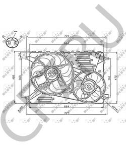 LR094390 Вентилятор, охлаждение двигателя Land Rover в городе Челябинск