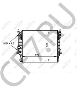 XR847964 Радиатор, охлаждение двигателя DAIMLER в городе Челябинск