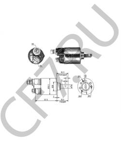 31210 PTO 01 Тяговое реле, стартер HONDA в городе Челябинск