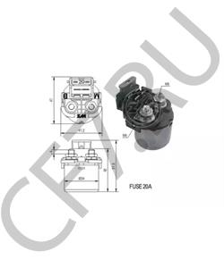 35850-KAS-930 Тяговое реле, стартер HONDA в городе Челябинск