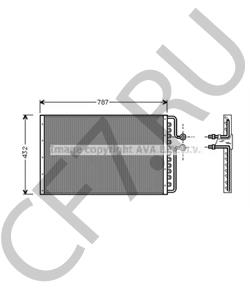 03095844 Конденсатор, кондиционер CADILLAC в городе Челябинск