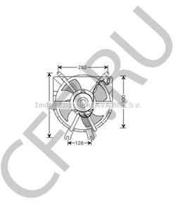 PGF101230 Вентилятор, охлаждение двигателя ROVER в городе Челябинск