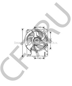 PGF101220 Вентилятор, охлаждение двигателя ROVER в городе Челябинск