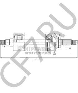 49501-2F110 Приводной вал KIA в городе Челябинск