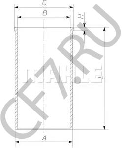 51 01201 0199 Гильза цилиндра MAN в городе Челябинск
