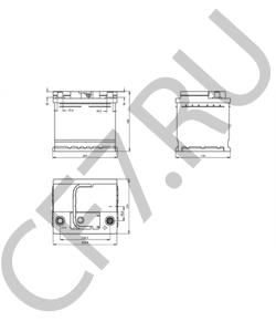 000915105DC Стартерная аккумуляторная батарея SKODA в городе Челябинск