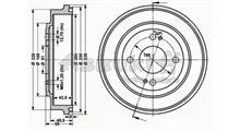 ROV/TRI/JAG/AUS/MG Тормозной барабан