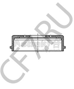 8DT 355 300-841 Тормозной барабан IKARUS в городе Челябинск