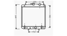 DENNIS Радиатор, охлаждение двигателя
