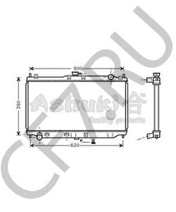 BP4W15200A Радиатор, охлаждение двигателя AUWÄRTER в городе Челябинск