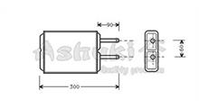 AUWÄRTER Теплообменник, отопление салона