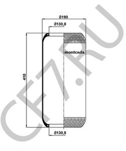 A0003280001 Кожух пневматической рессоры DAIMLER в городе Челябинск