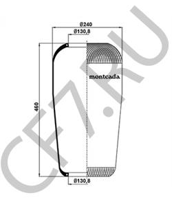 6993280101 Кожух пневматической рессоры DAIMLER в городе Челябинск