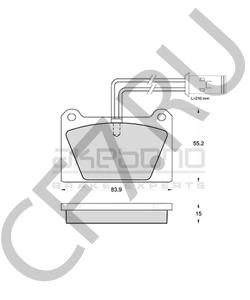 GBP90291 Комплект тормозных колодок, дисковый тормоз RELIANT в городе Челябинск