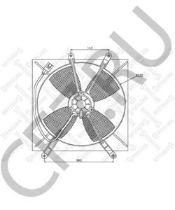 1671111250 Вентилятор, охлаждение двигателя LEXUS в городе Челябинск