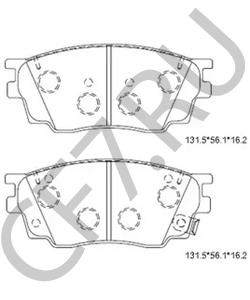 0K30A3328Z Комплект тормозных колодок, дисковый тормоз MAZDA (FAW) в городе Челябинск