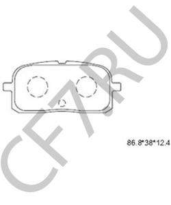 LP1550 Комплект тормозных колодок, дисковый тормоз HOBBYCAR в городе Челябинск