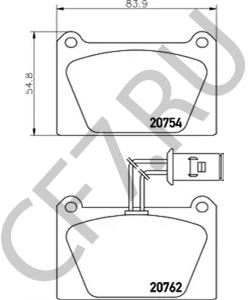 GBP90306 Комплект тормозных колодок, дисковый тормоз ROVER в городе Челябинск