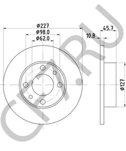 RF16500253 Тормозной диск SKODA в городе Челябинск