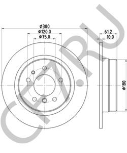 34211162305 Тормозной диск BMW в городе Челябинск