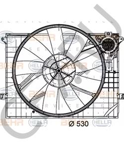 A 220 500 00 93 Вентилятор, охлаждение двигателя MERCEDES-BENZ в городе Челябинск