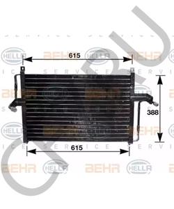 90457681 Конденсатор, кондиционер OPEL в городе Челябинск