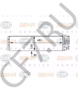 A 000 830 46 58 Испаритель, кондиционер MERCEDES-BENZ в городе Челябинск