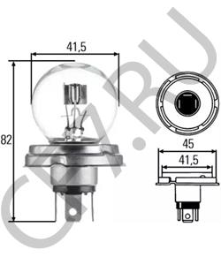 19-74133-9 Лампа накаливания, фара дальнего света HAKO в городе Челябинск