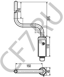 A 305 810 39 13 Кронштейн, наружное зеркало MERCEDES-BENZ в городе Челябинск