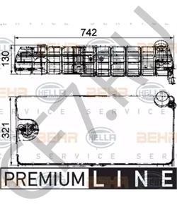 81.06102.6203 Компенсационный бак, охлаждающая жидкость MAN в городе Челябинск