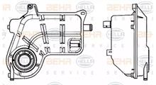 SKODA Компенсационный бак, охлаждающая жидкость