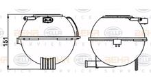 SKODA Компенсационный бак, охлаждающая жидкость