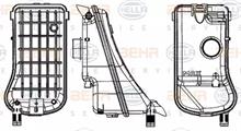 PEUGEOT Компенсационный бак, охлаждающая жидкость
