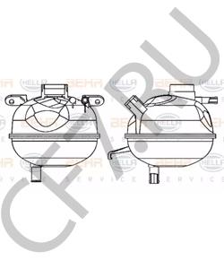 1304231 Компенсационный бак, охлаждающая жидкость OPEL в городе Челябинск