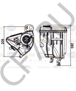 17 13 7 647 283 Компенсационный бак, охлаждающая жидкость BMW в городе Челябинск