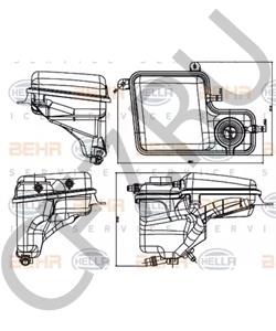 17130409581 Компенсационный бак, охлаждающая жидкость BMW в городе Челябинск