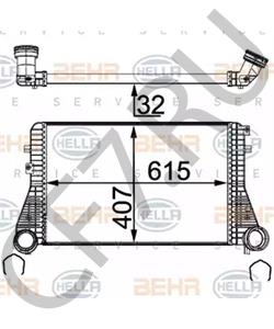 3C0145805G Интеркулер SKODA в городе Челябинск