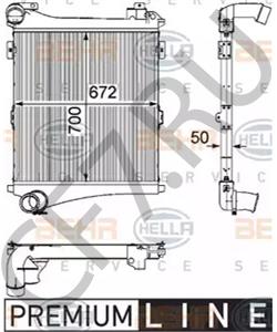 50 01 873 734 Интеркулер RENAULT TRUCKS в городе Челябинск