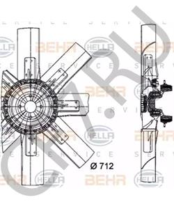 51.06601.0174 Вентилятор, охлаждение двигателя MAN в городе Челябинск